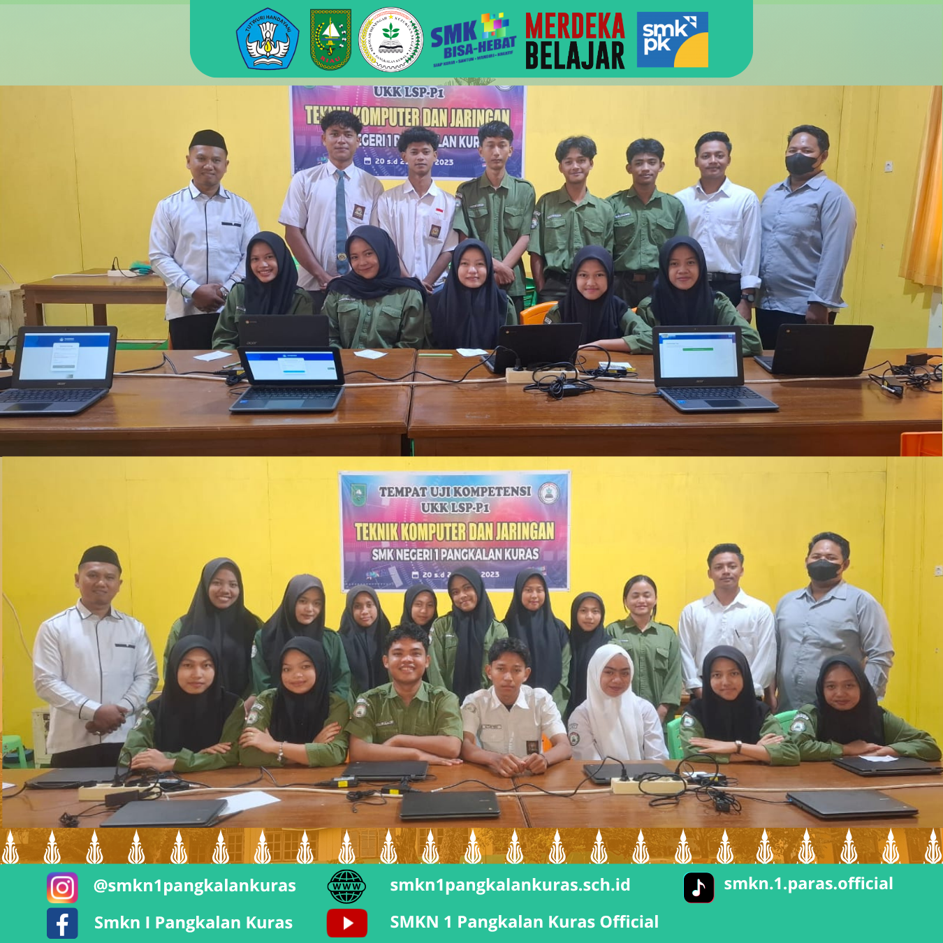 Pelaksanaan TKA SMKN 1 Pangkalan Kuras